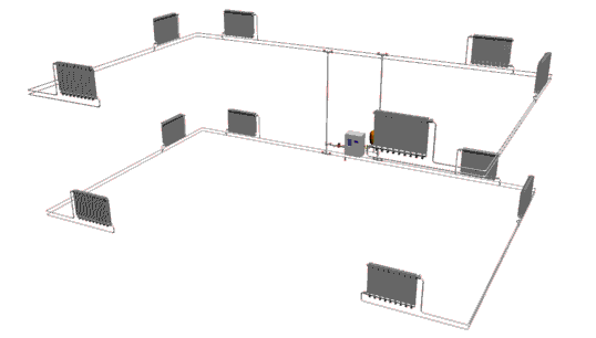 Газовая система отопления De dietrich
